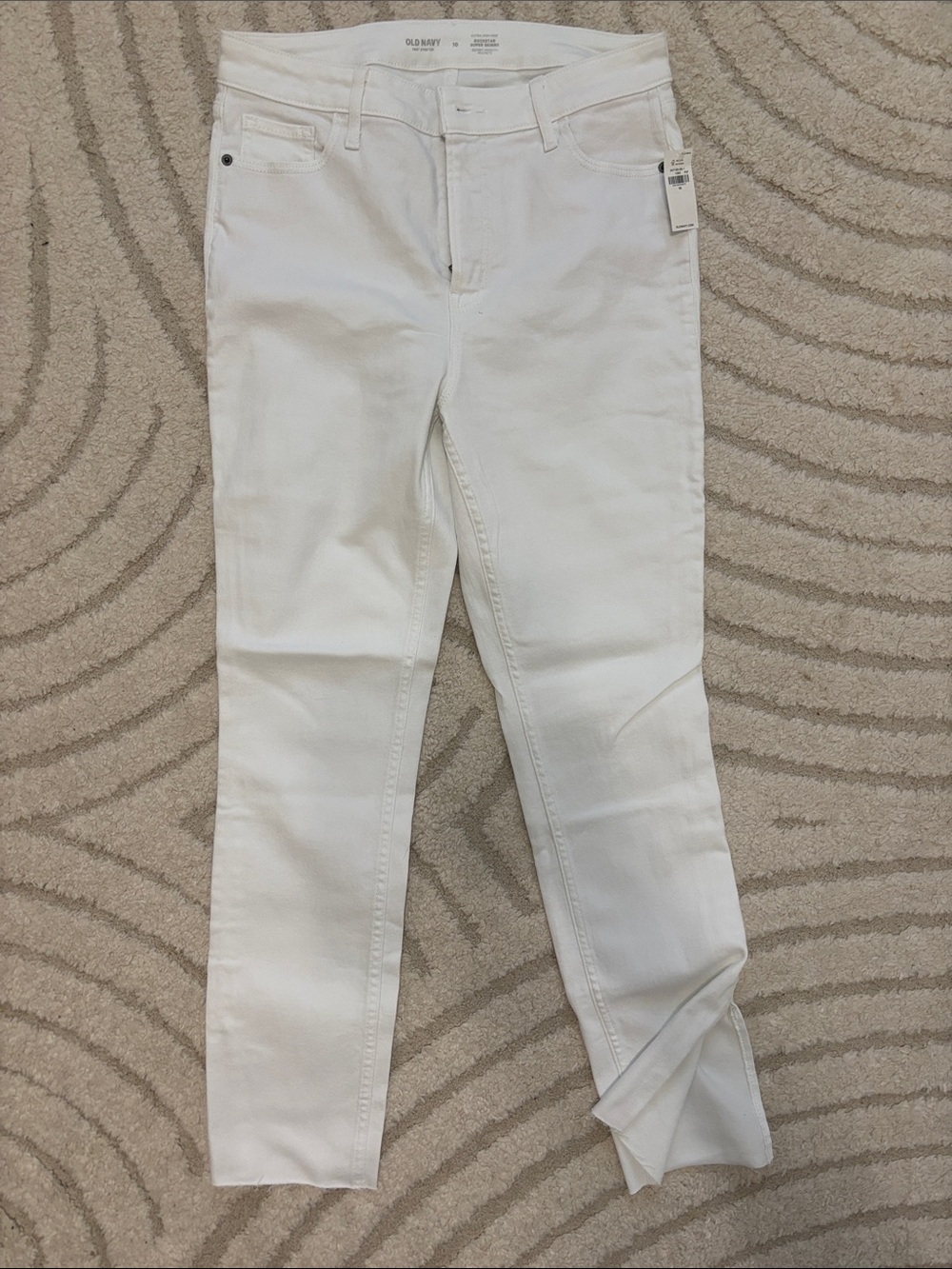 Old Navy Women's White Skinny Jeans
